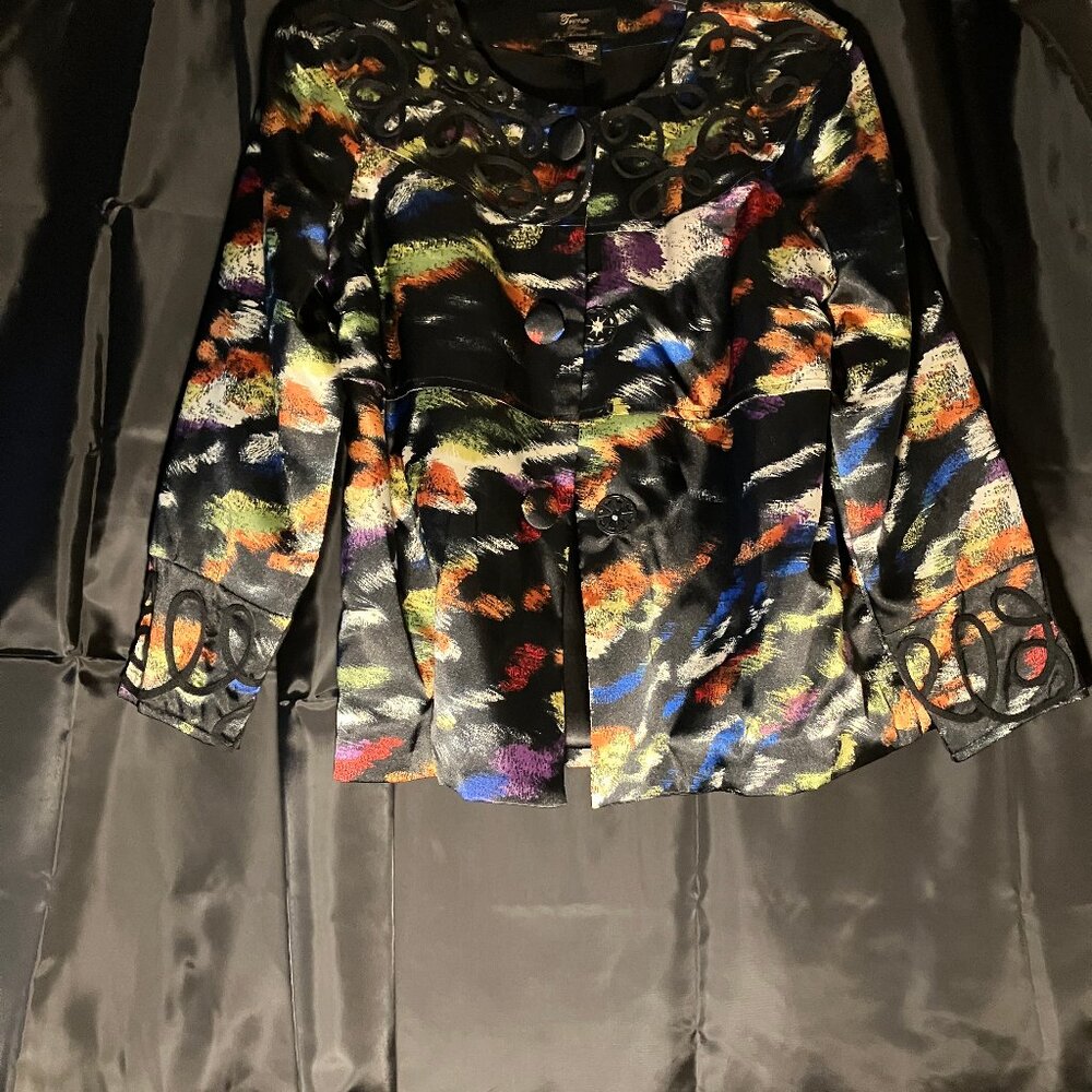 Trenz Petite by Theresa Renz swing jacket  size PS